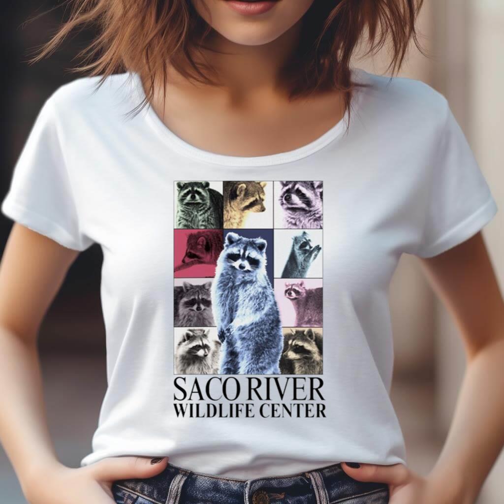 Raccoons Saco River Wildlife Center Shirt