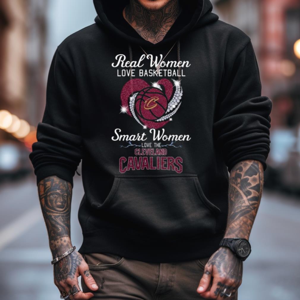 Real Women Love Basketball Smart Women Love The Cleveland Cavaliers Heart Diamond 2023 Shirt Real Women Love Basketball Smart Women Love The Cleveland Cavaliers Heart Diamond 2023 Shirt