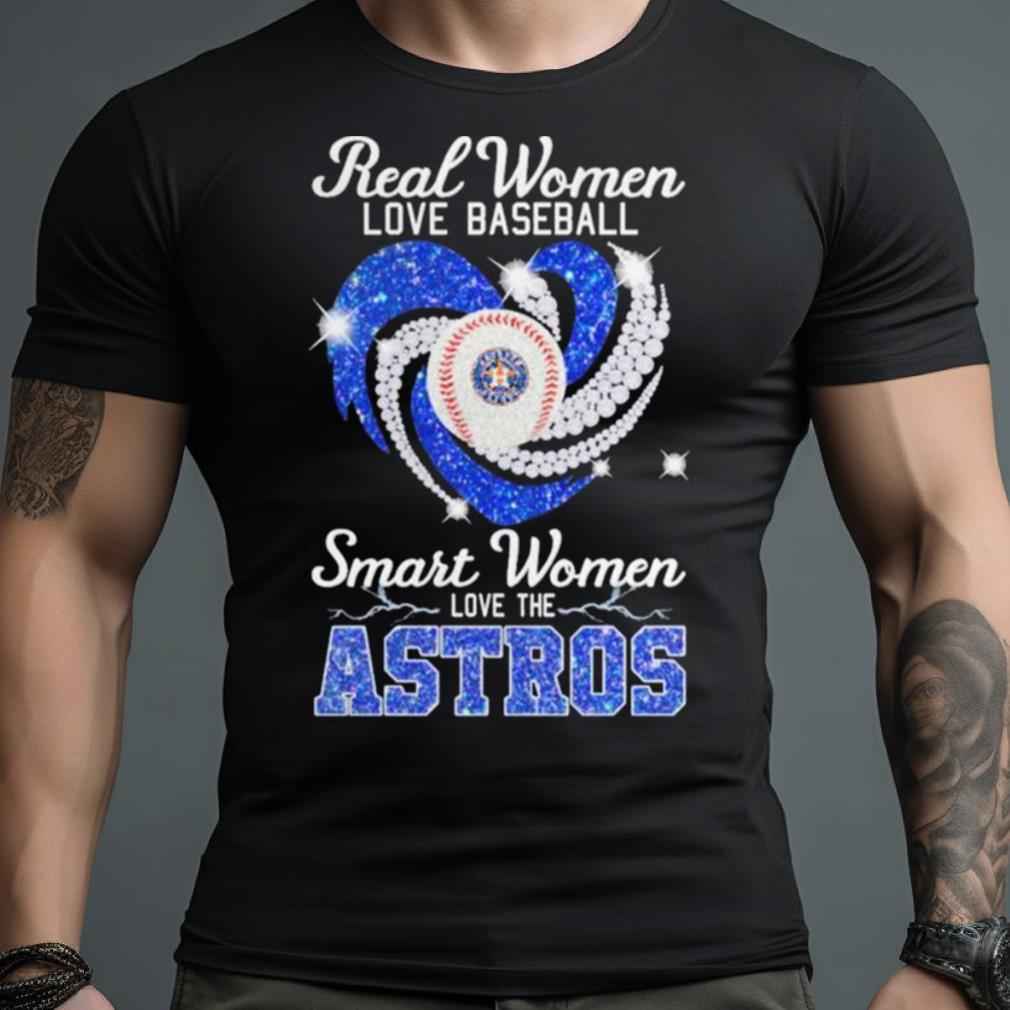 Real Women Love Football Smart Women Love The Astros 2023 Shirt