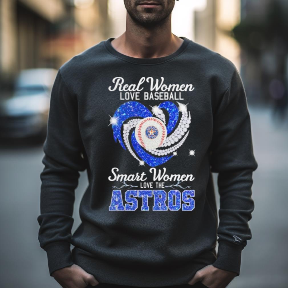 Real Women Love Football Smart Women Love The Astros 2023 Shirt