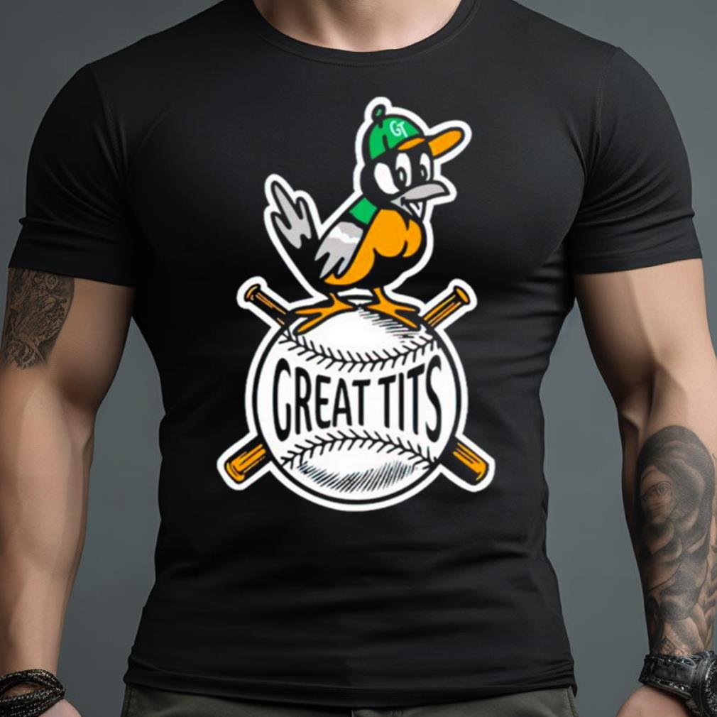 Reat Tits Baseball Bird Shirt