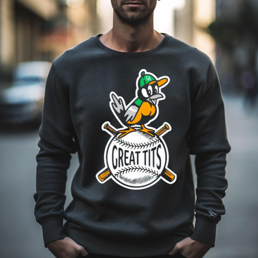 Reat Tits Baseball Bird Shirt