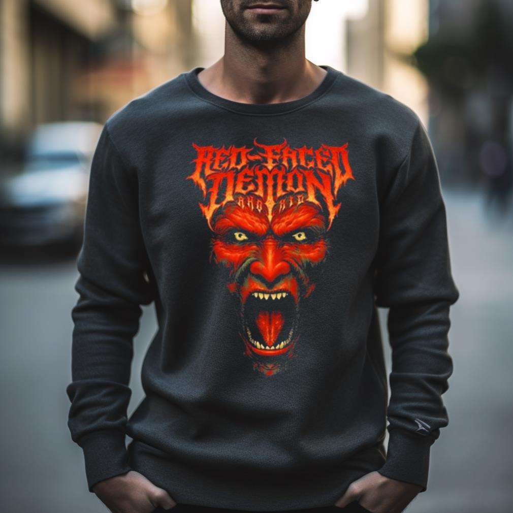 Red Faced Demon And Kid Shirt