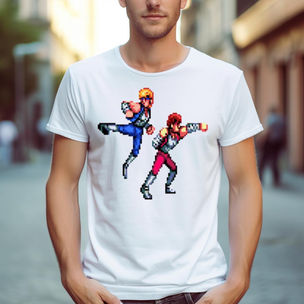 Retro Arcade Fighting Double Dragon Shirt