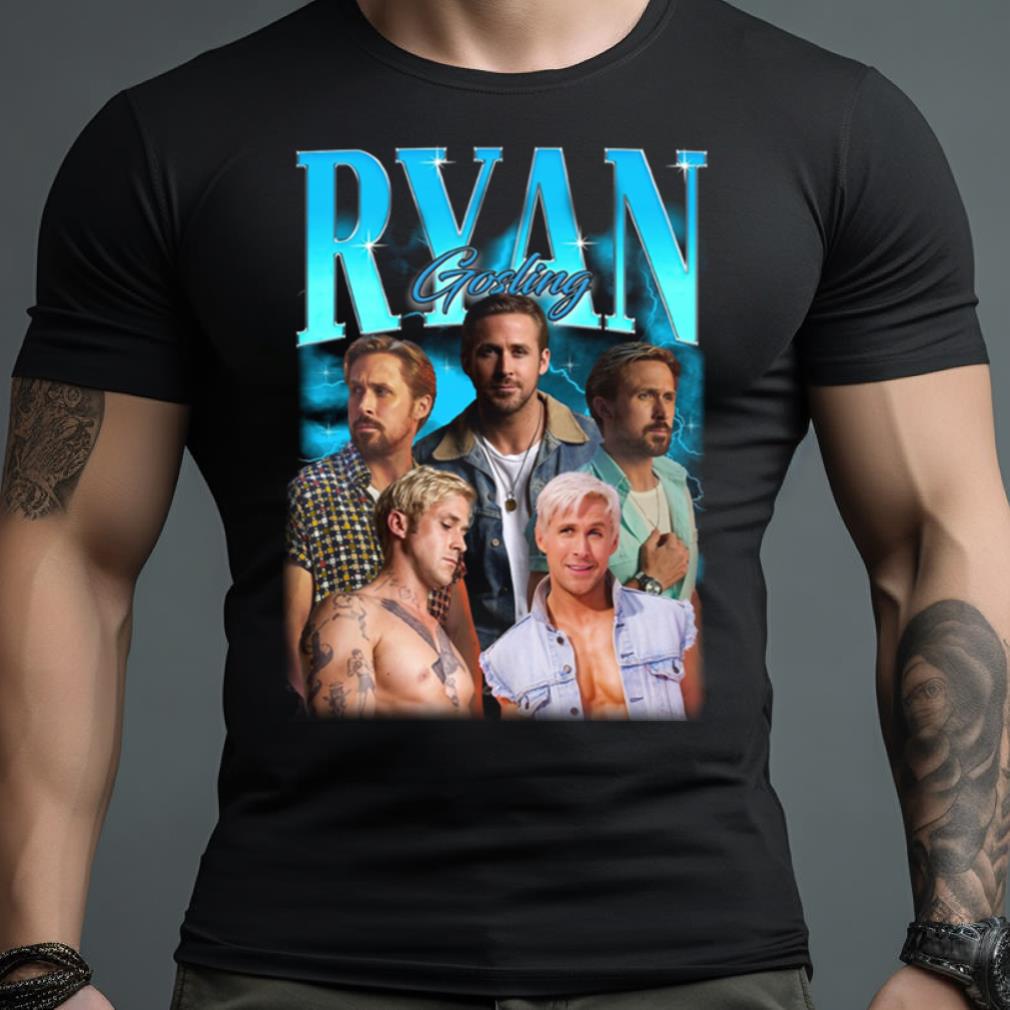 Retro Ryan Gosling 90S Vintage Barbie Oppenheimer Shirt - Hersmiles