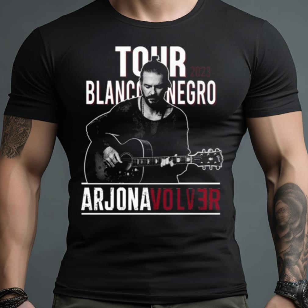 Ricardo Arjona Blanco Y Negro 2023 Tour Shirt