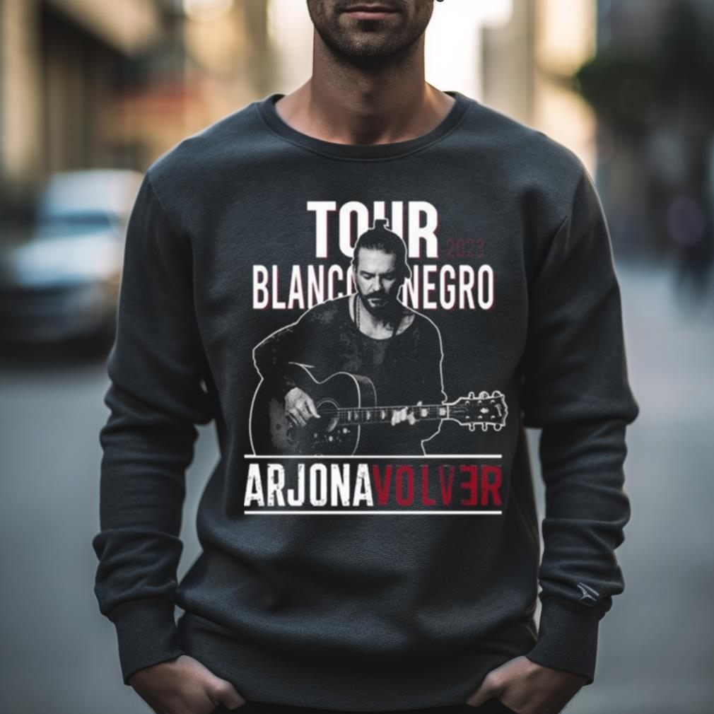 Ricardo Arjona Blanco Y Negro 2023 Tour Shirt