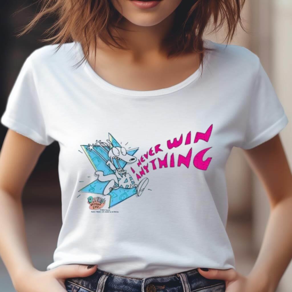 Rocko'S Modern Life I Never Win Anything Shirt Rocko'S Modern Life I Never Win Anything Shirt
