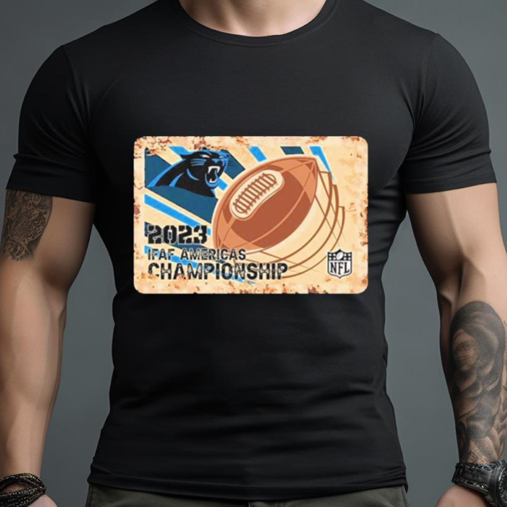 Rusty Metal Carolina Panthers 2023 Ifaf Americas Championship Nfl