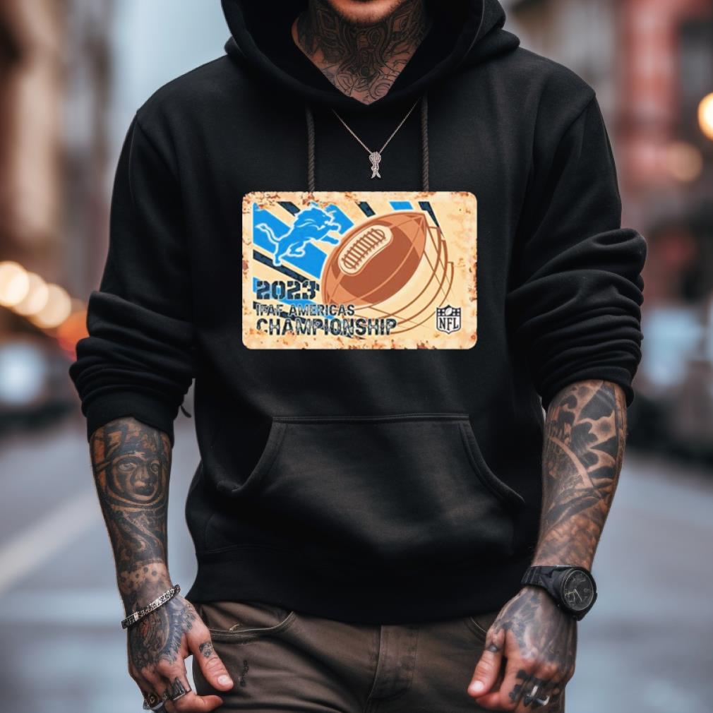 Rusty Metal Detroit Lions 2023 Ifaf Americas Championship Nfl Logo Shirt Rusty Metal Detroit Lions 2023 Ifaf Americas Championship Nfl Logo Shirt