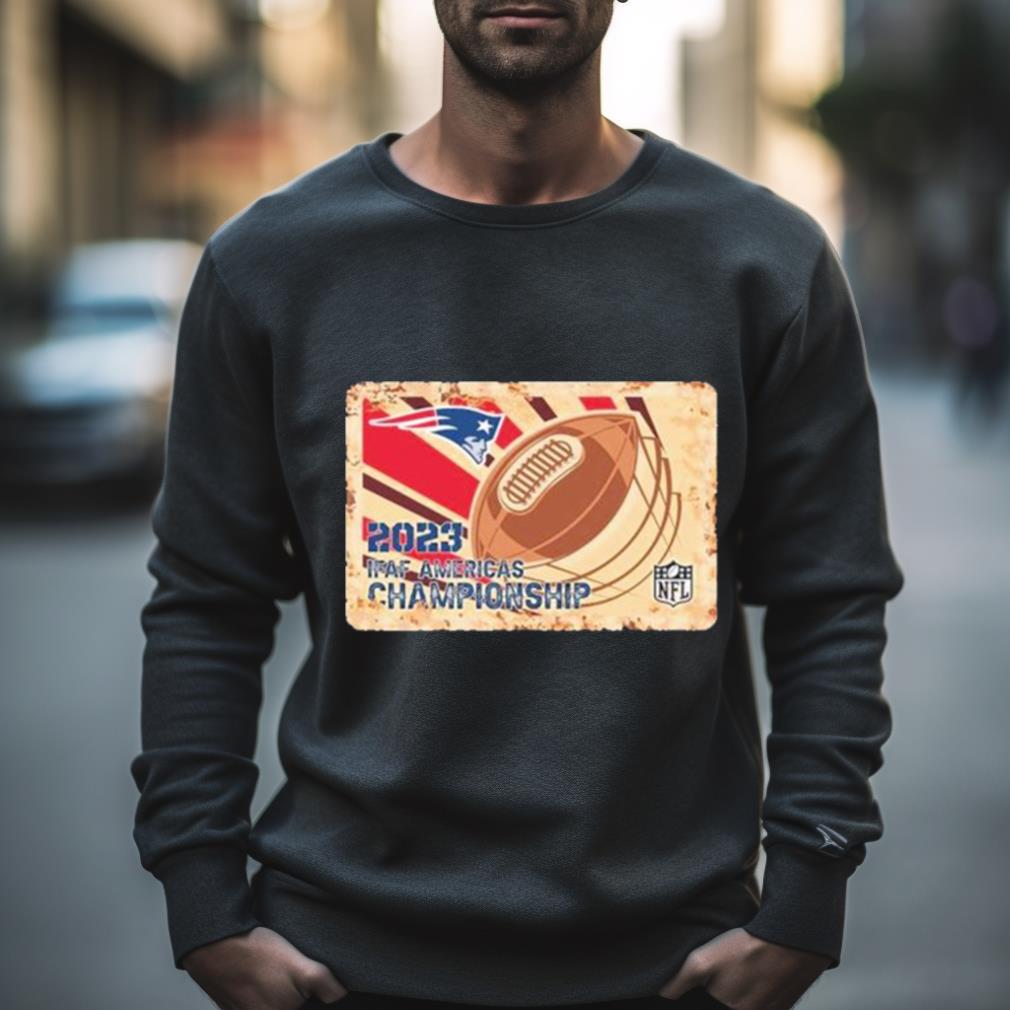 Rusty Metal New England Patriots 2023 Ifaf Americas Championship Nfl Logo Shirt Rusty Metal New England Patriots 2023 Ifaf Americas Championship Nfl Logo Shirt