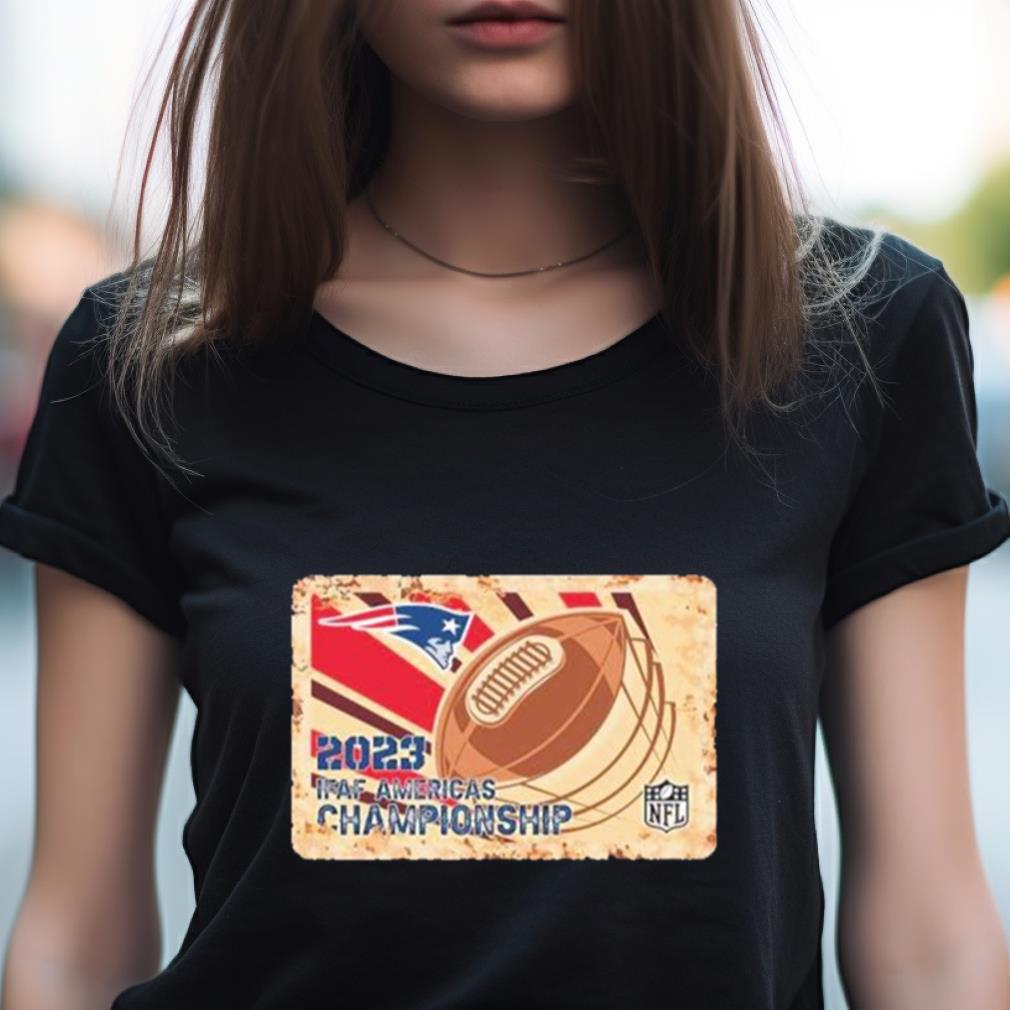 Rusty Metal New England Patriots 2023 Ifaf Americas Championship Nfl Logo Shirt Rusty Metal New England Patriots 2023 Ifaf Americas Championship Nfl Logo Shirt