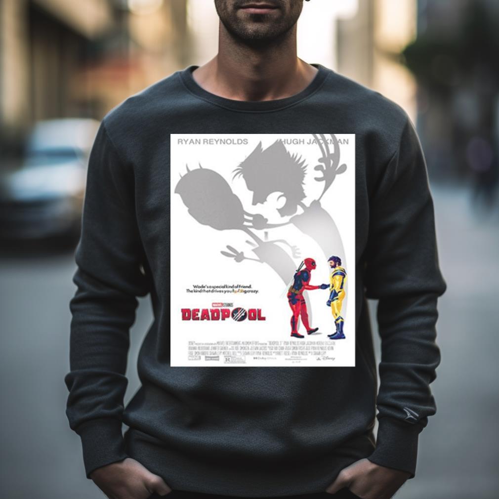 Ryan Reynolds X Hugh Jackman Deadpool And Wolverine Deadpool 3 New Poster T Shirt