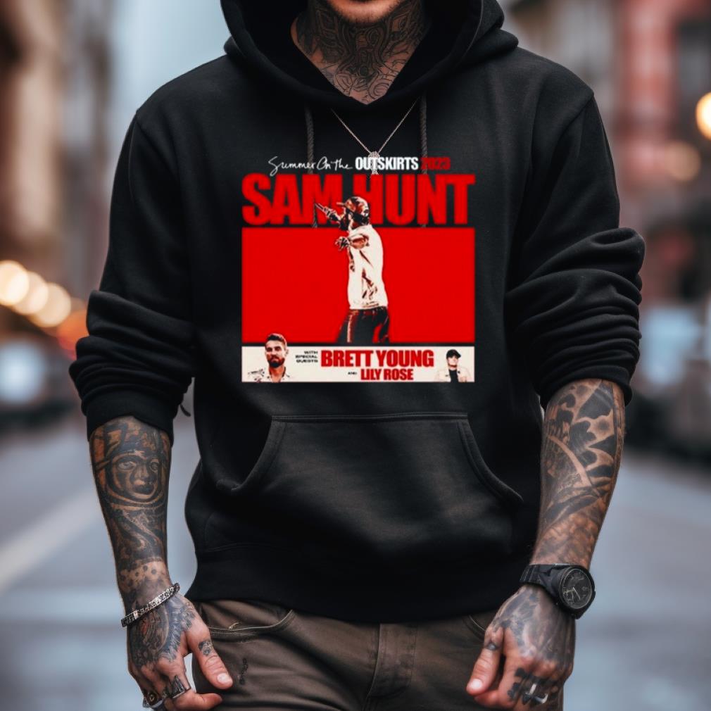 Sam Hunt Summer On The Outskirts 2023 Tour Shirt Sam Hunt Summer On The Outskirts 2023 Tour Shirt