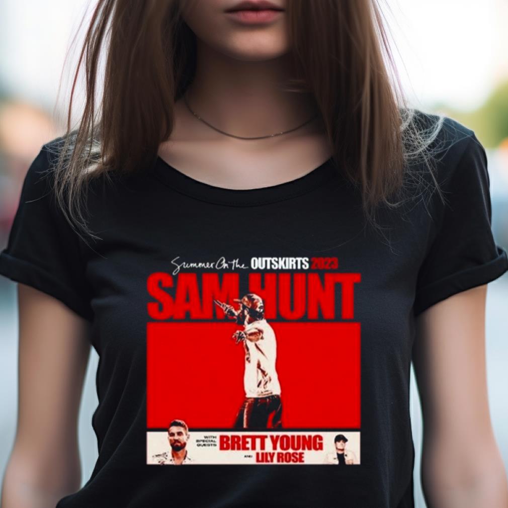 Sam Hunt Summer On The Outskirts 2023 Tour Shirt Sam Hunt Summer On The Outskirts 2023 Tour Shirt
