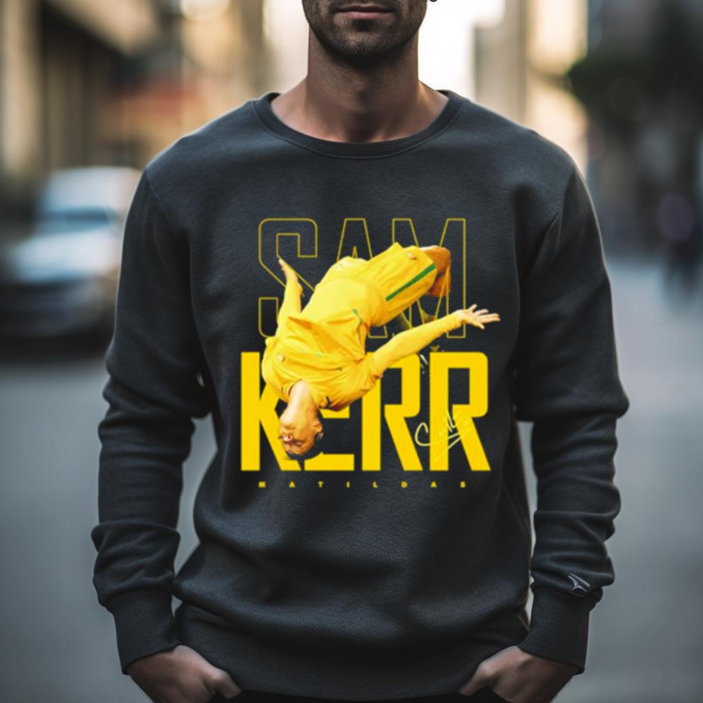Sam Kerr Football Matildas Signature Shirt Sam Kerr Football Matildas Signature Shirt