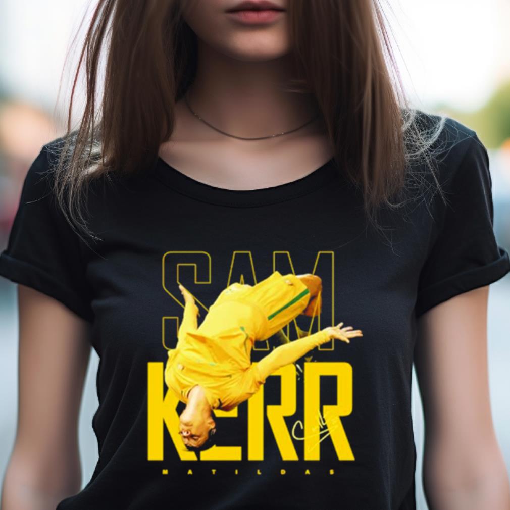 Sam Kerr Football Matildas Signature Shirt Sam Kerr Football Matildas Signature Shirt