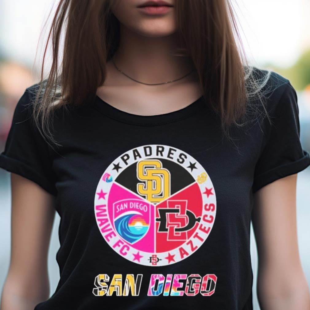 San Diego Padres Wave Fc And Aztecs Shirt San Diego Padres Wave Fc And Aztecs Shirt