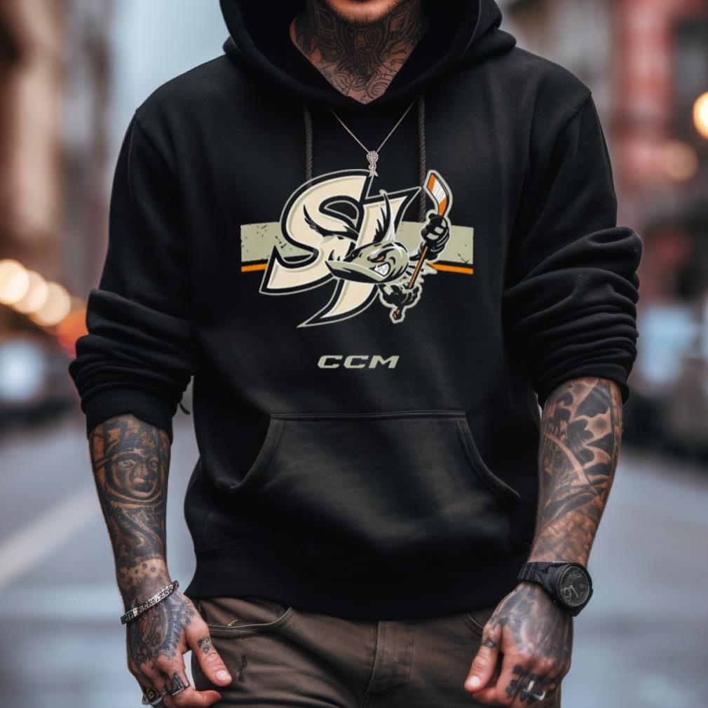 San Jose Barracuda Ccm Logo Black Shirt San Jose Barracuda Ccm Logo Black Shirt