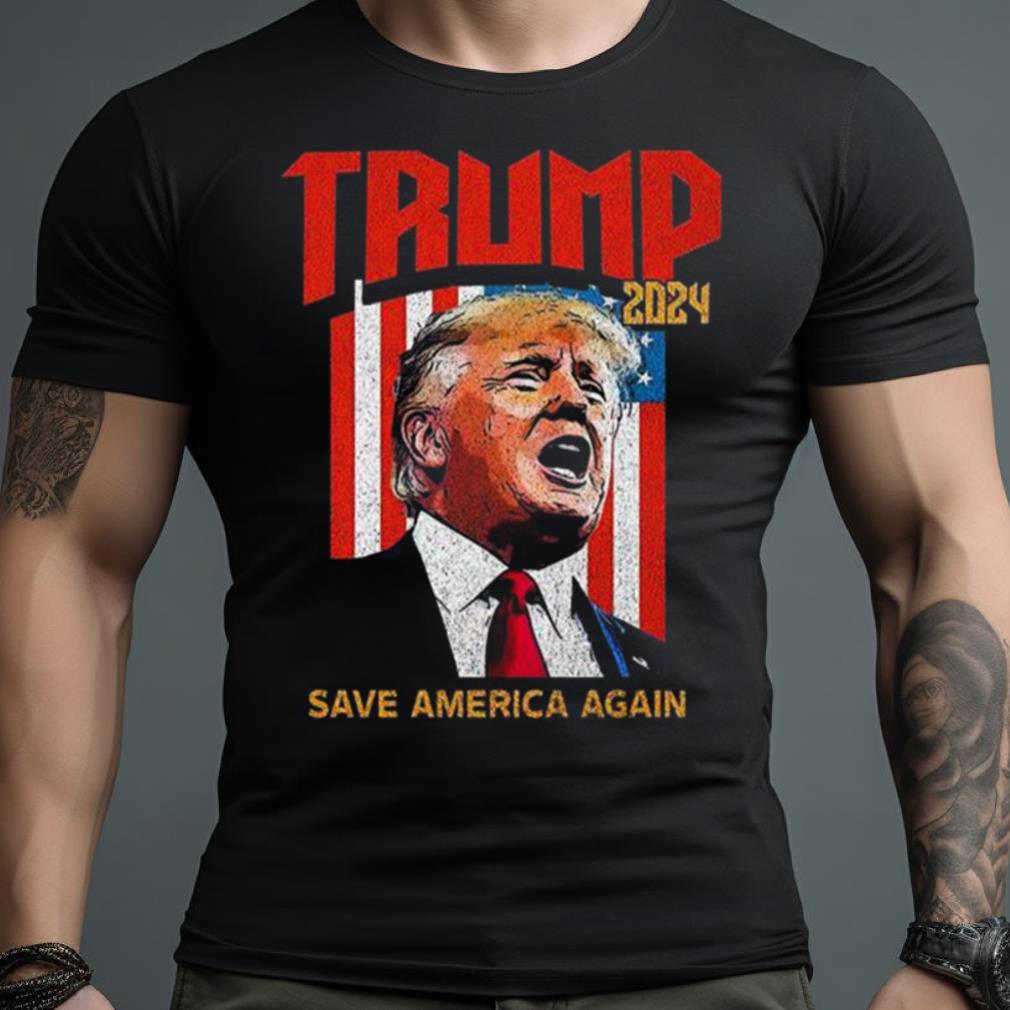 Save America Again Donald Trump 202Women’s Shirt Slogan Campaign Shirt