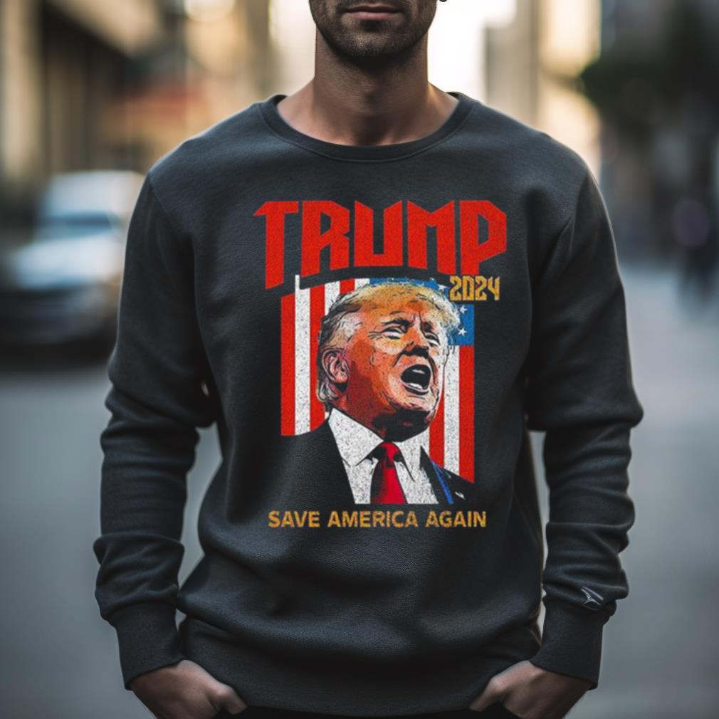 Save America Again Donald Trump 202Women’s Shirt Slogan Campaign Shirt