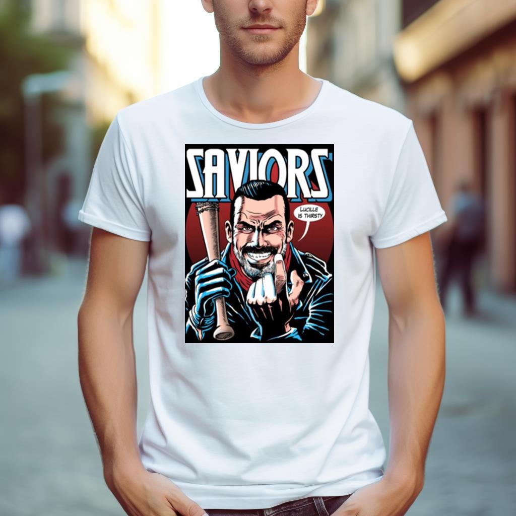 Saviors Cover Page The Walking Dead Negan Shirt