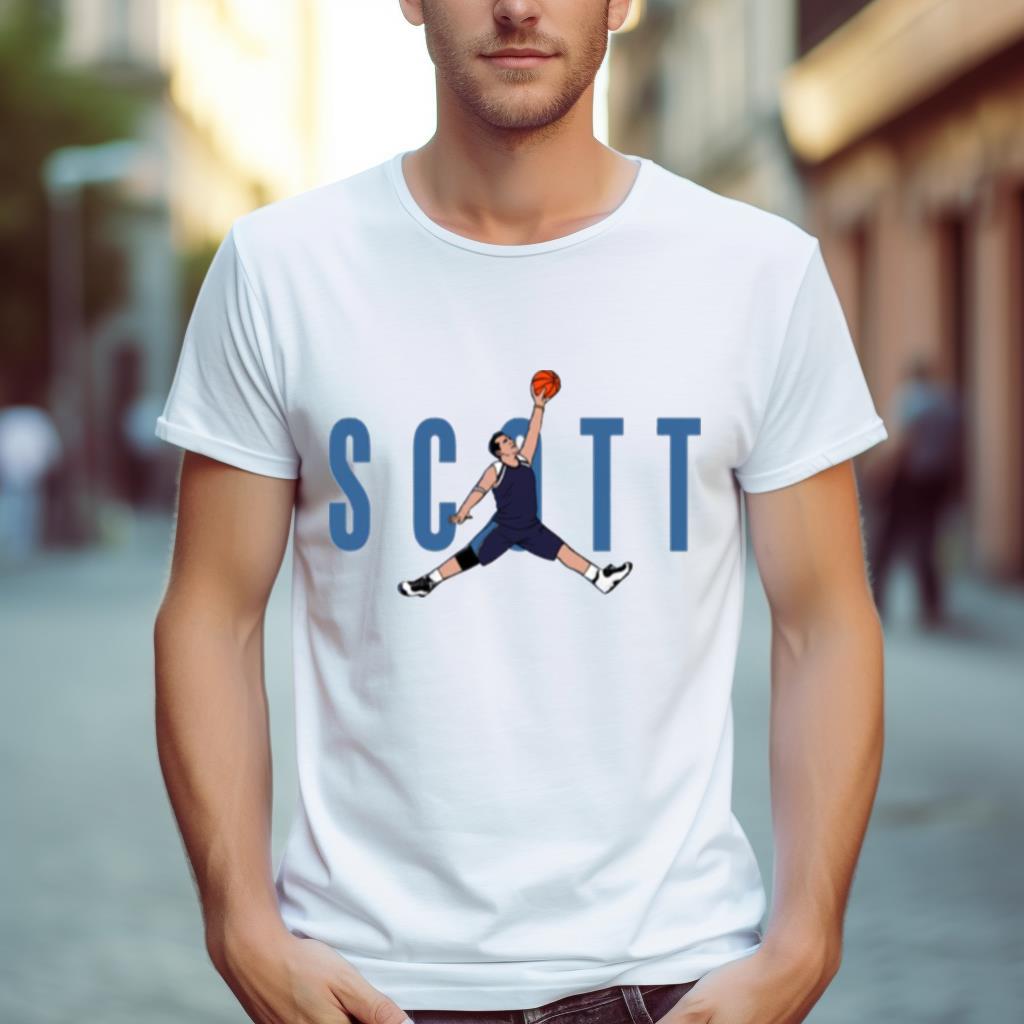 Scott Logo Parody Jordan The Office Shirt