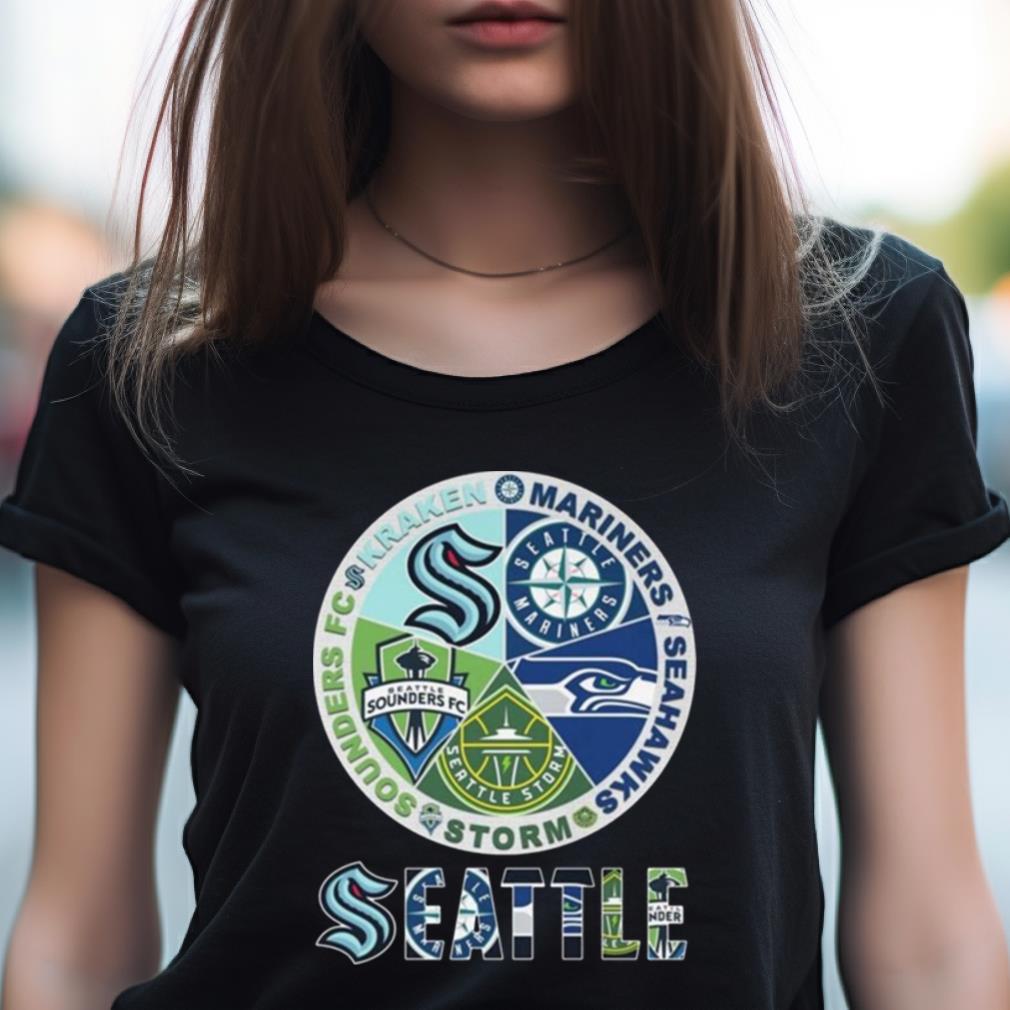 Seattle Kraken Mariners Storm Sounders Seahawks 2023 Shirt Seattle Kraken Mariners Storm Sounders Seahawks 2023 Shirt