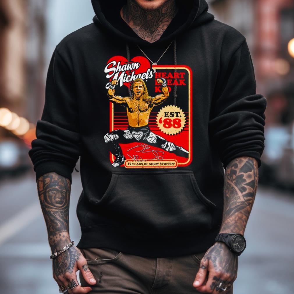Shawn Michaels 35Th Anniversary Est. 88 Signature Shirt Shawn Michaels 35Th Anniversary Est. 88 Signature Shirt