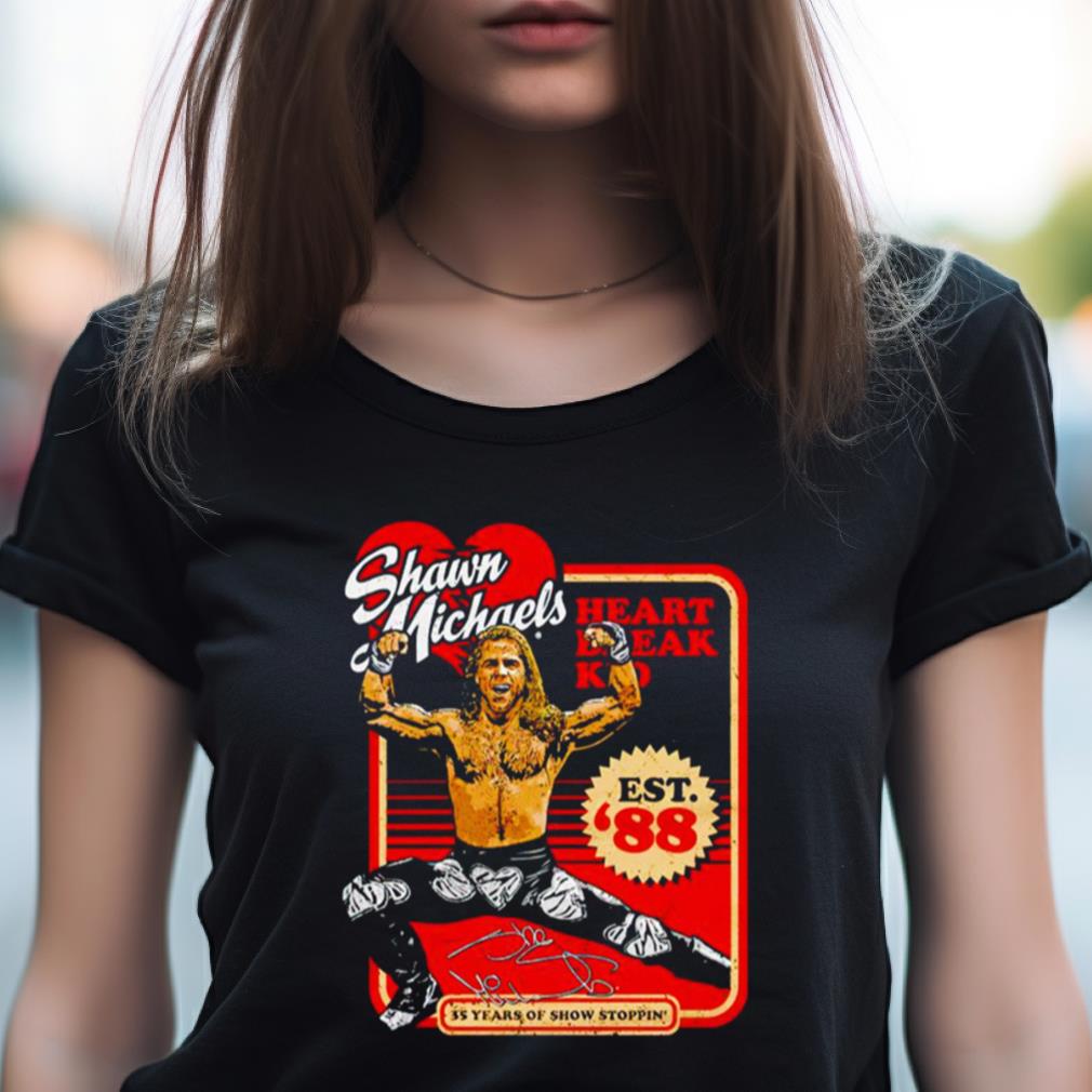 Shawn Michaels 35Th Anniversary Est. 88 Signature Shirt Shawn Michaels 35Th Anniversary Est. 88 Signature Shirt