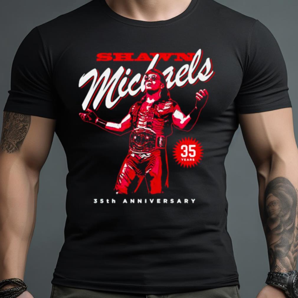 Shawn Michaels 35Th Anniversary Retro Shirt
