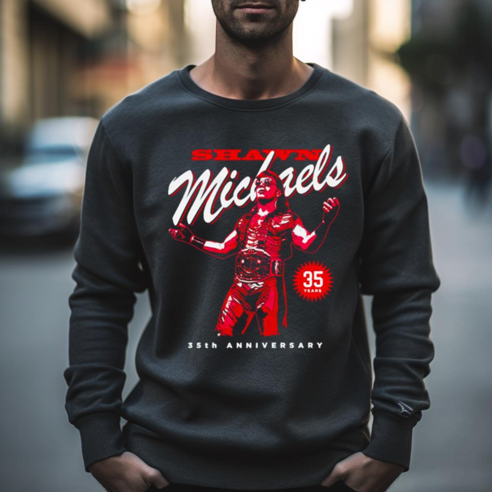 Shawn Michaels 35Th Anniversary Retro Shirt