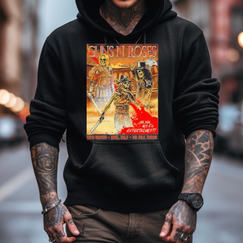 Shirts Guns N' Roses Circo Maximus Rome It Event Tour 2023 Shirt Shirts Guns N' Roses Circo Maximus Rome It Event Tour 2023 Shirt