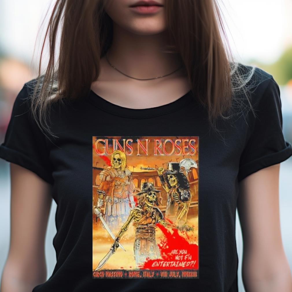 Shirts Guns N' Roses Circo Maximus Rome It Event Tour 2023 Shirt Shirts Guns N' Roses Circo Maximus Rome It Event Tour 2023 Shirt