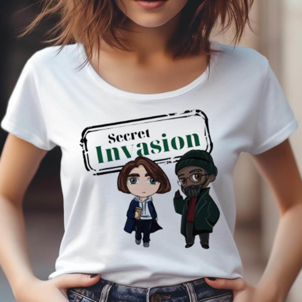 Si Nick Fury And Maria Secret Invasion Shirt Si Nick Fury And Maria Secret Invasion Shirt