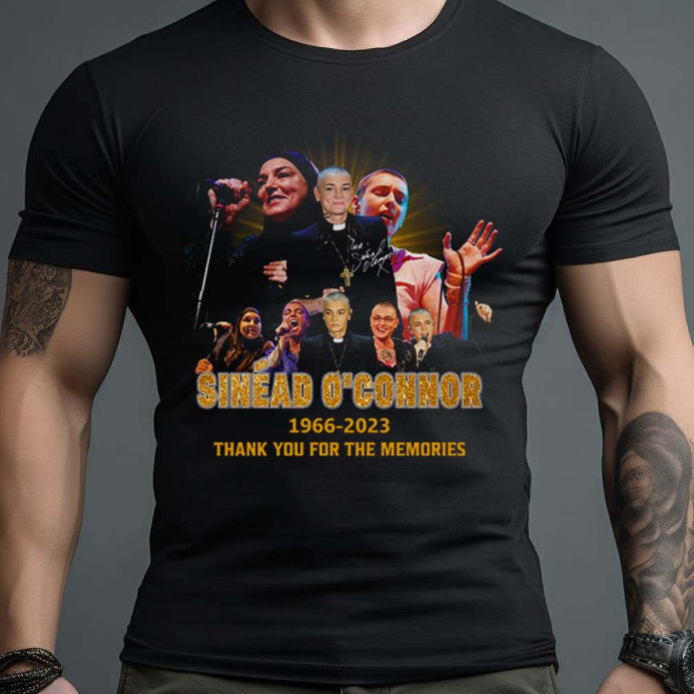 Sinead O’Connor 1966 – 2023 Thank You For The Memories T Shirt