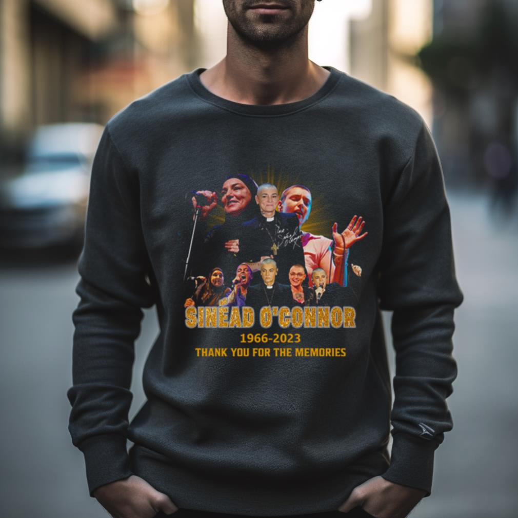 Sinead O’Connor 1966 – 2023 Thank You For The Memories T Shirt