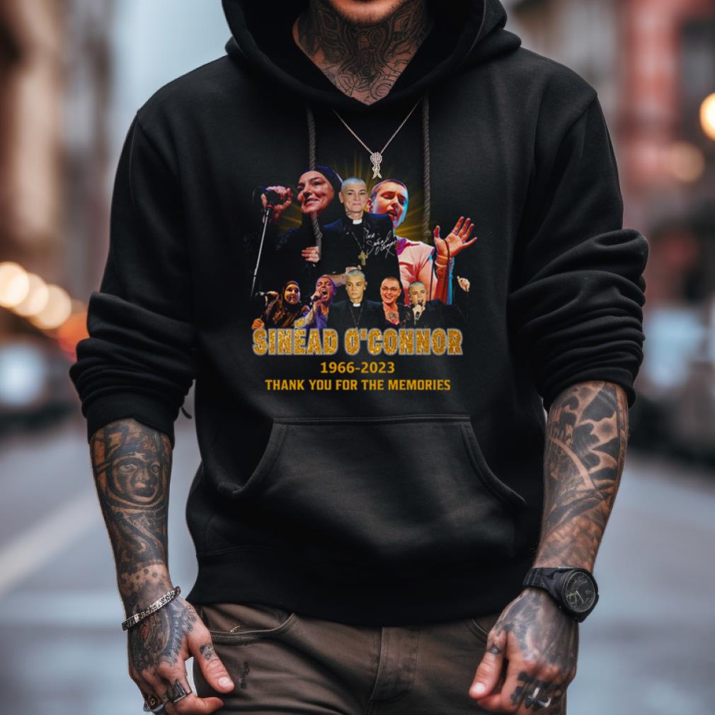 Sinead O'Connor 1966 - 2023 Thank You For The Memories T Shirt Sinead O'Connor 1966 - 2023 Thank You For The Memories T Shirt