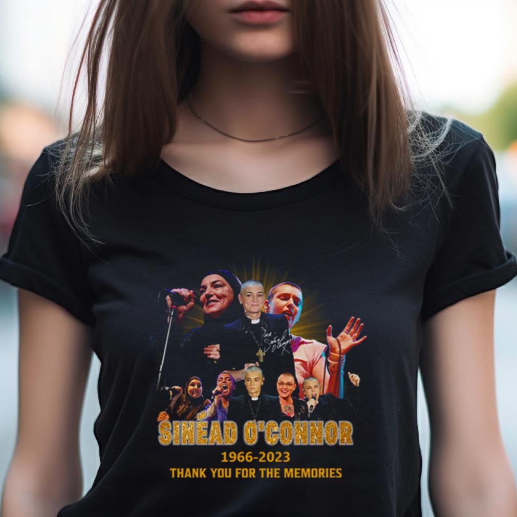 Sinead O'Connor 1966 - 2023 Thank You For The Memories T Shirt Sinead O'Connor 1966 - 2023 Thank You For The Memories T Shirt