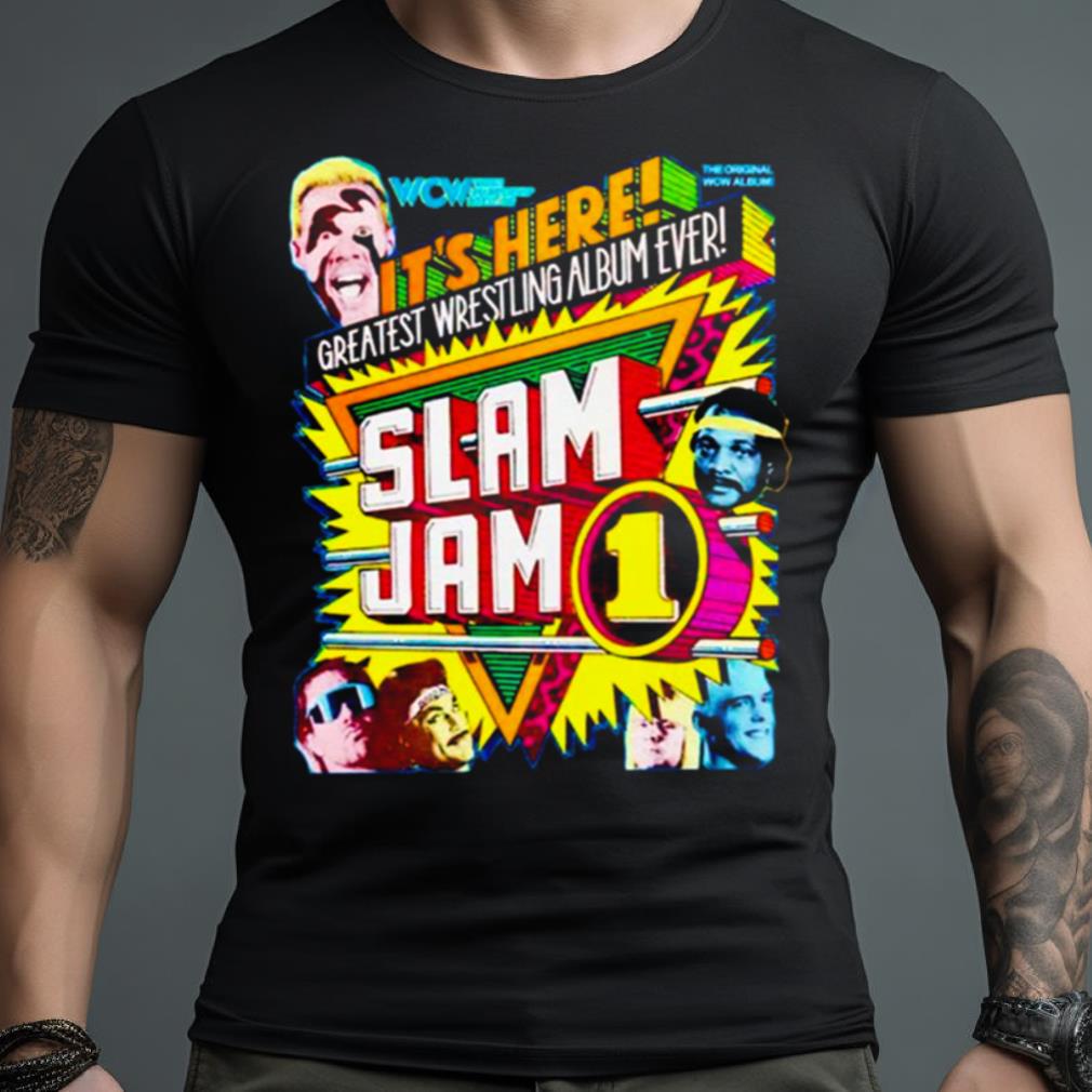 Slam Jam 1 It’S Here Greatest Wrestling Album Ever Shirt