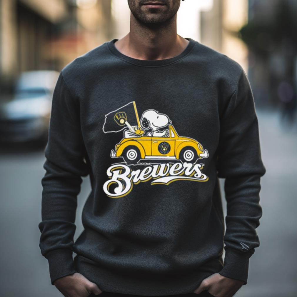 Snoopy Milwaukee Brewers Peace Love Brewers shirt, hoodie, sweater, long  sleeve and tank top