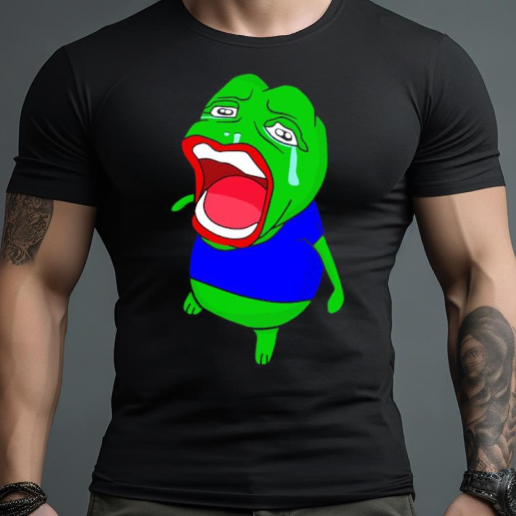 Sobbing Pepe Crying Shirt