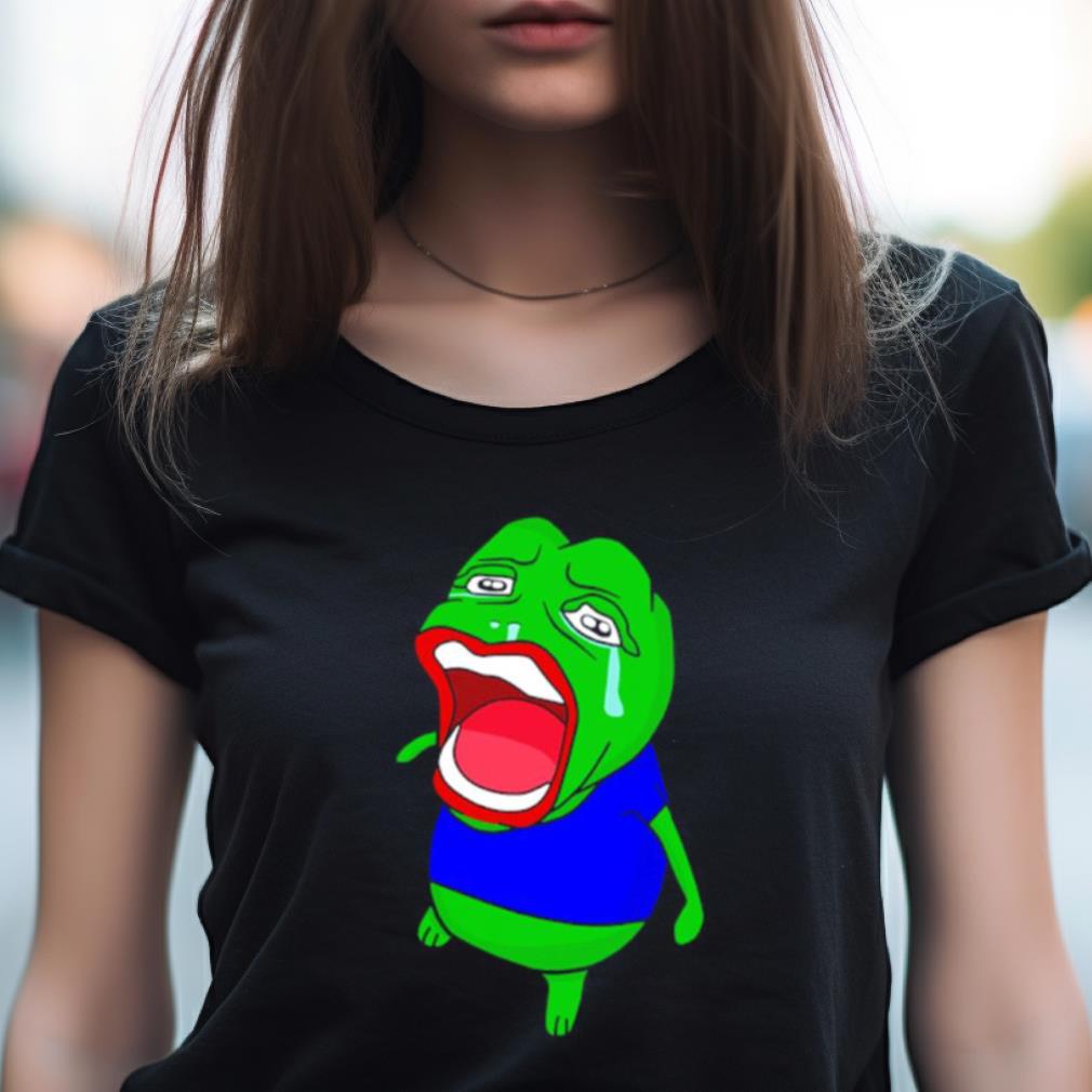 Sobbing Pepe Crying Shirt