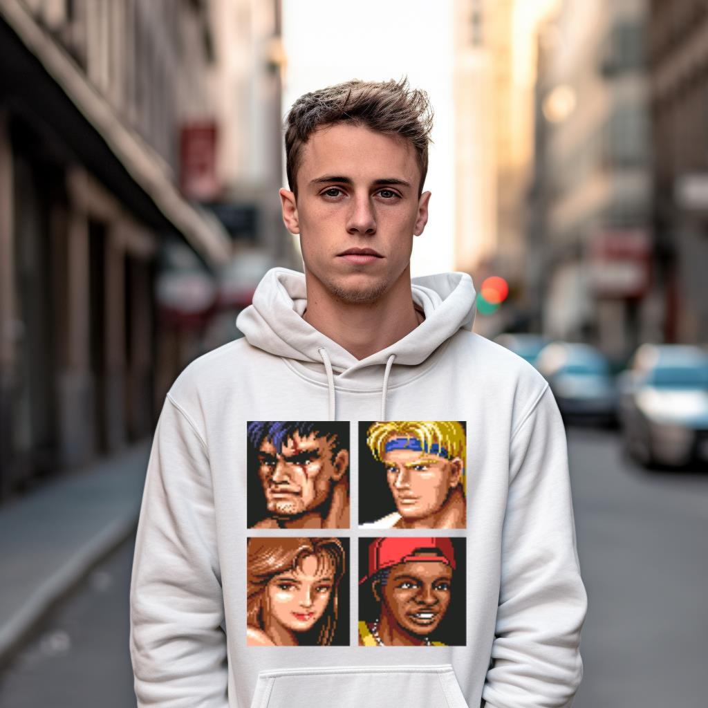 Sor2 Portraits Double Dragon Shirt Sor2 Portraits Double Dragon Shirt