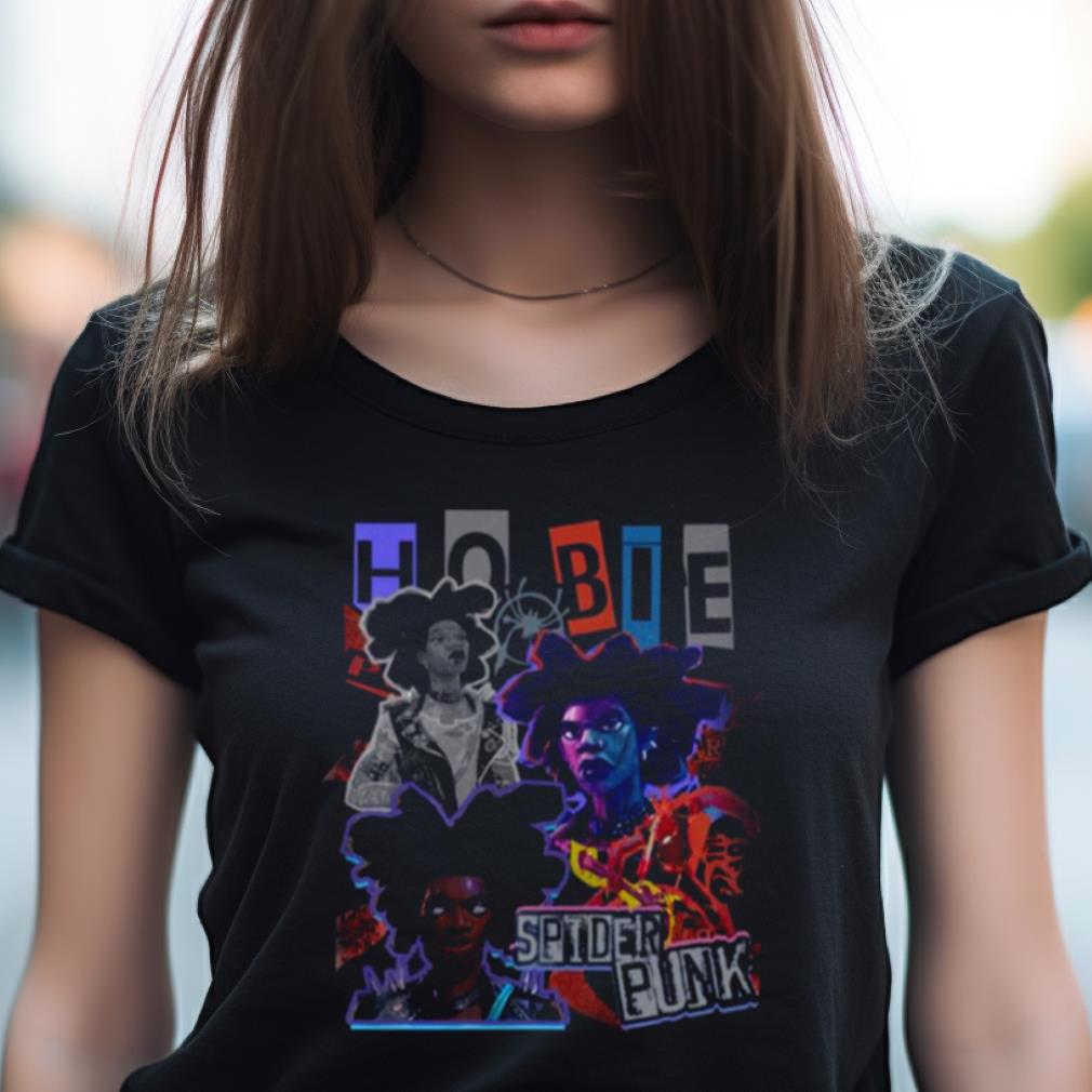 Spider Punk Collage Design Hobie Brown Shirt Spider Punk Collage Design Hobie Brown Shirt