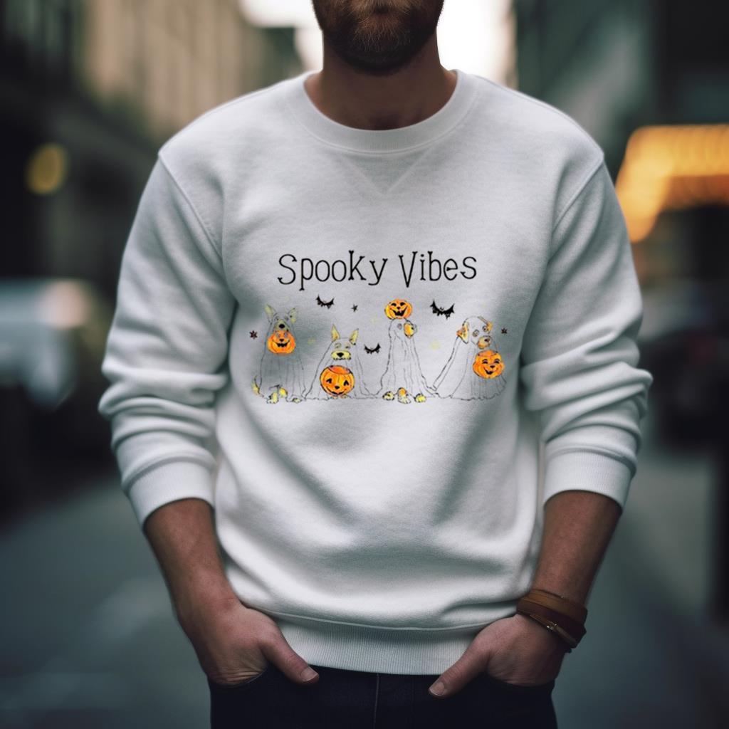 Spooky Vibes Ghost Dogs Shirt Spooky Vibes Ghost Dogs Shirt