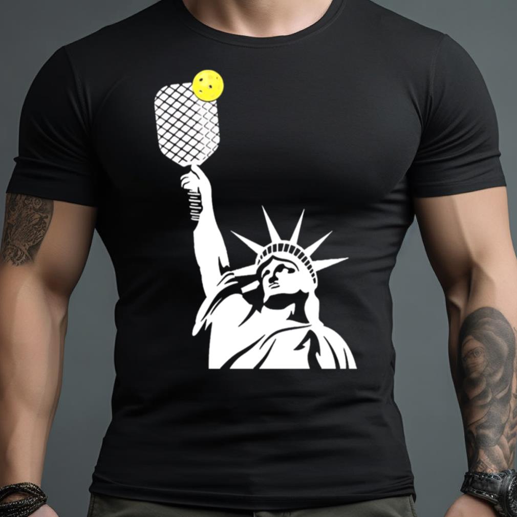 Statue Of Liberty Pickleball Shirt
