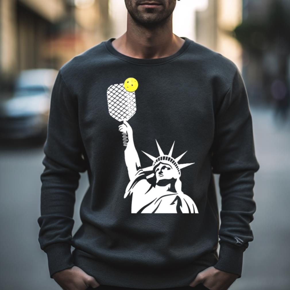 Statue Of Liberty Pickleball Shirt