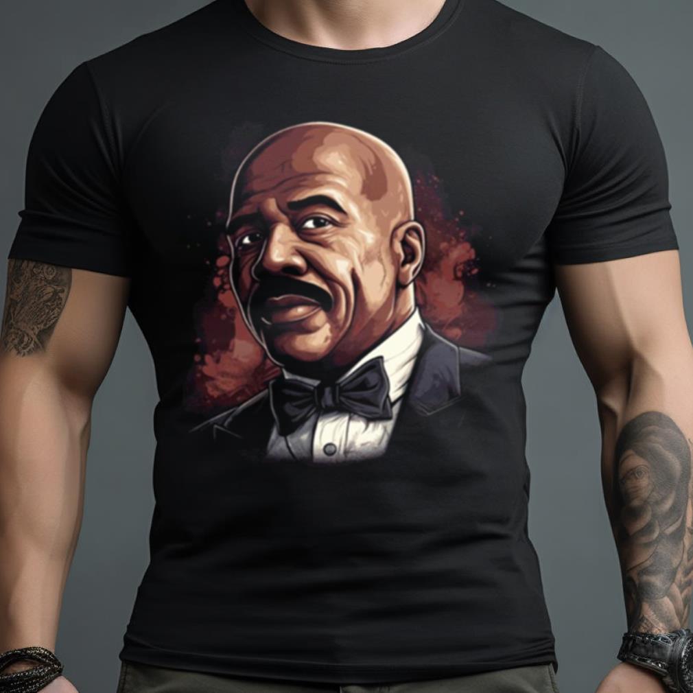 Steve Harvey Geometric Portrait Shirt