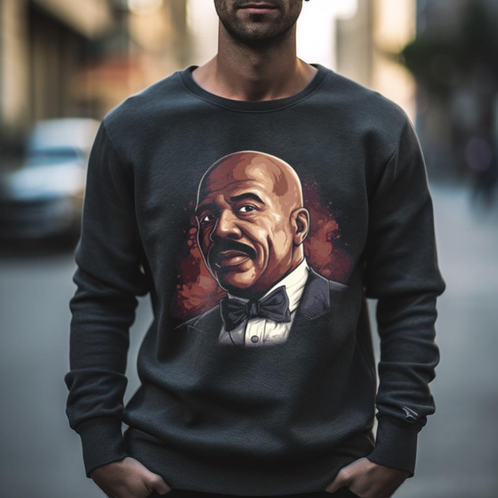 Steve Harvey Geometric Portrait Shirt